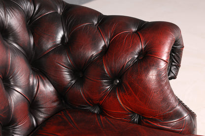 G550 Finish cm Wunderschöner Original Chesterfield Centurion Sessel Englischer Armlehnsessel Englisch Herrensessel (Kopie)