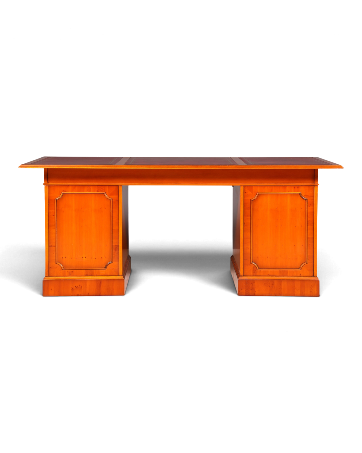 G721 Finish cm HELDENSE Wunderschöner Englischer Schreibtisch Englisch Eibe Desk Leder Auflage Antik Stil Bürotisch Office Desk (Kopie)
