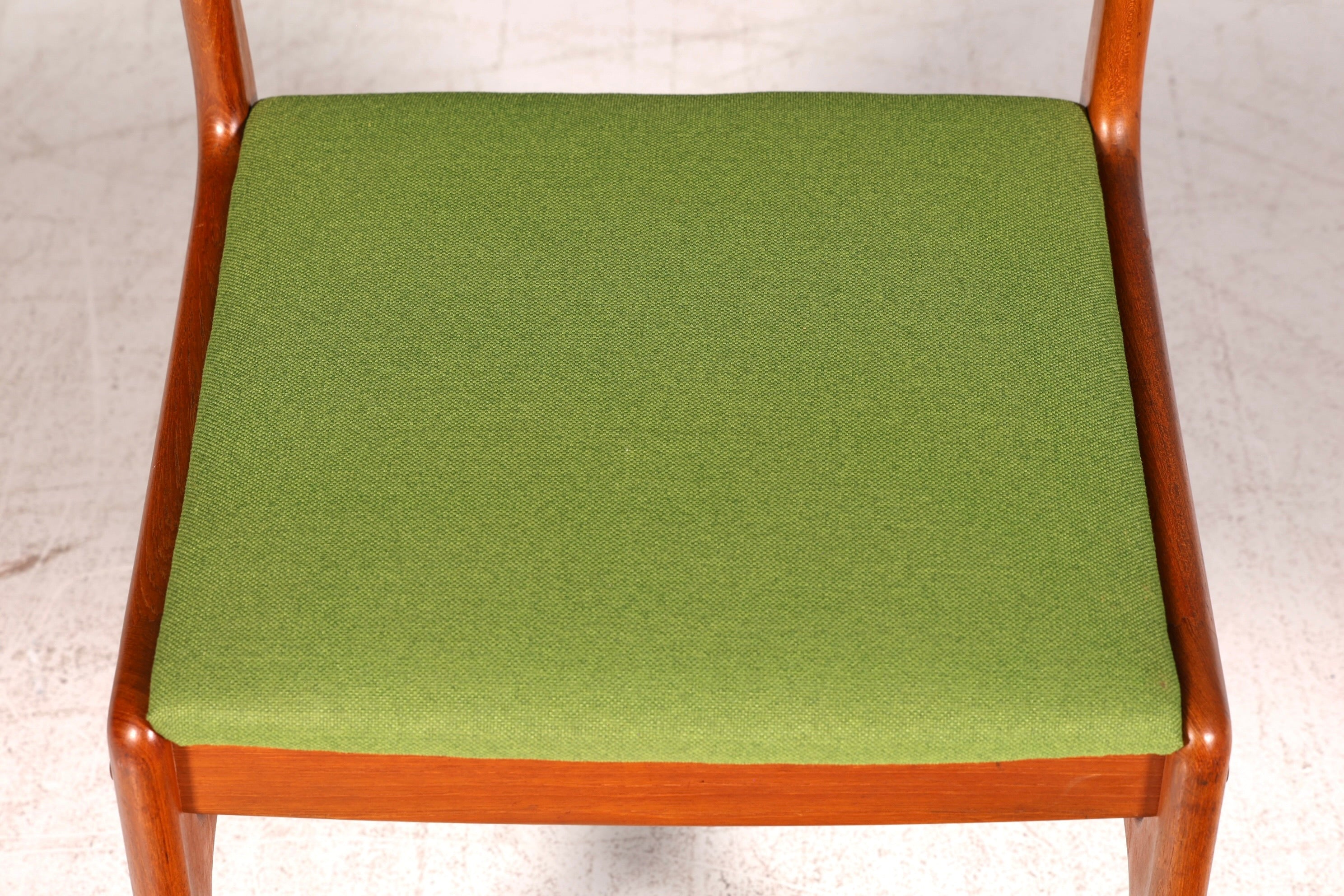 Edler Mid Century Stuhl der Marke Johannes Andersen für Uldum Teak Danish Design Sekretär Stuhl Esszimmerstuhl Küchenstuhl