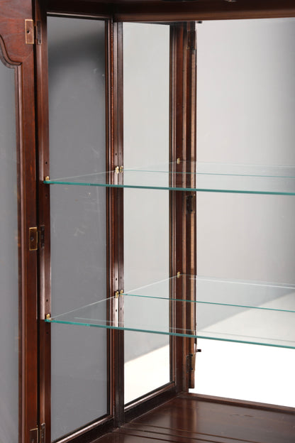 Wunderschöne Original Drexel Heritage Vitrine Bücherschrank USA Antik Schrank Buffet Regal Glasvitrine Massiv Holz Vintage