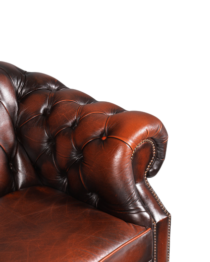 Wunderschönes Original Chesterfield Centurion 2-Sitzer Couch Englisches echt Leder Sofa UK