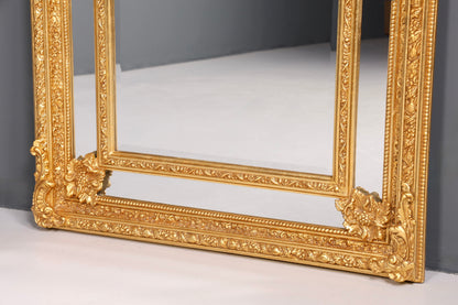 Beeindruckender XXL Prunk Barock Stil Standspiegel Antik Stil Gold Ornament Flurspiegel Spiegel Standspiegel