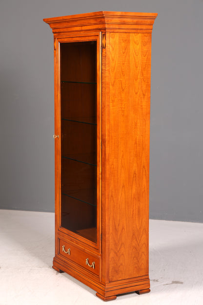 Traumhafte Original Selva Vitrine Villa Borghese Antik Stil Glasvitrine Buffet Schrank mit Beleuchtung