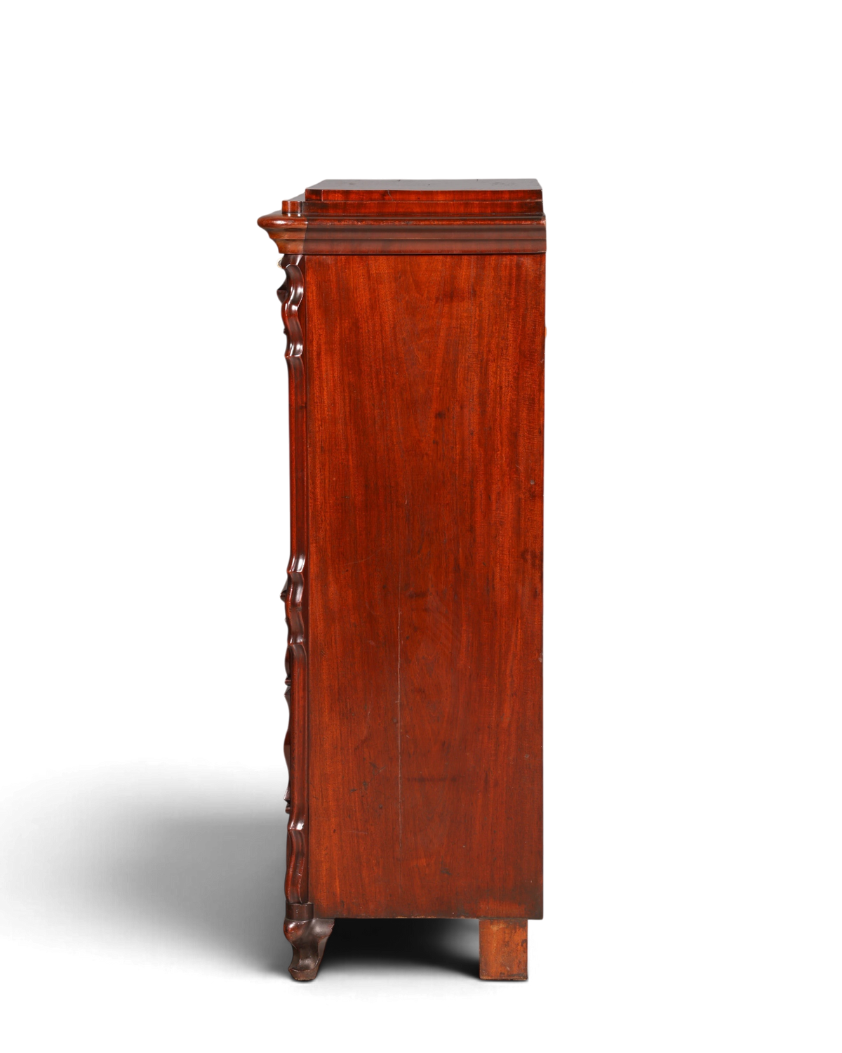 Wunderschöner Louis Philippe Sekretär Vertiko Highboard Schreibsekretär Biedermeier Massivholz um 1880