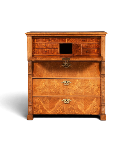 Stilvoller Gründerzeit Sekretär Kommode Jugendstil Schubladenkommode Antik Vertiko
