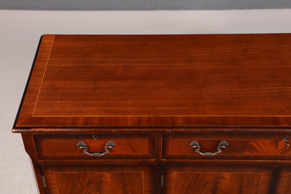 Wunderschönes Englisches Sideboard Mahagoni Schrank 60er Buffetschrank Kommode Anrichte Vintage