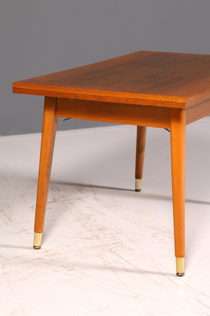 Wunderschöner Mid Century Küchentisch Vintage Tisch ausziehbar höhenverstellbar Esstisch 60s Holz