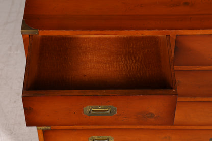 Traumhafte Maritime Kommode Military Chest Englisch Schiffskommode Schrank Kolonial Vintage