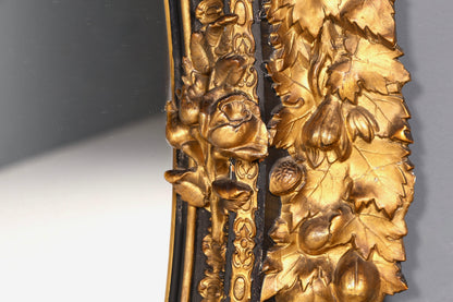 Wunderschöner Original Barock Wandspiegel Antik Stil Spiegel Flurspiegel Ornamenten dekorativer Spiegel um 1860