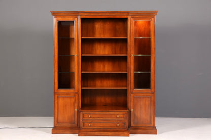 Wunderschöner Original Selva Bücherschrank Bücherregal Vitrine Regal Bibliothek Made in Italy Vintage