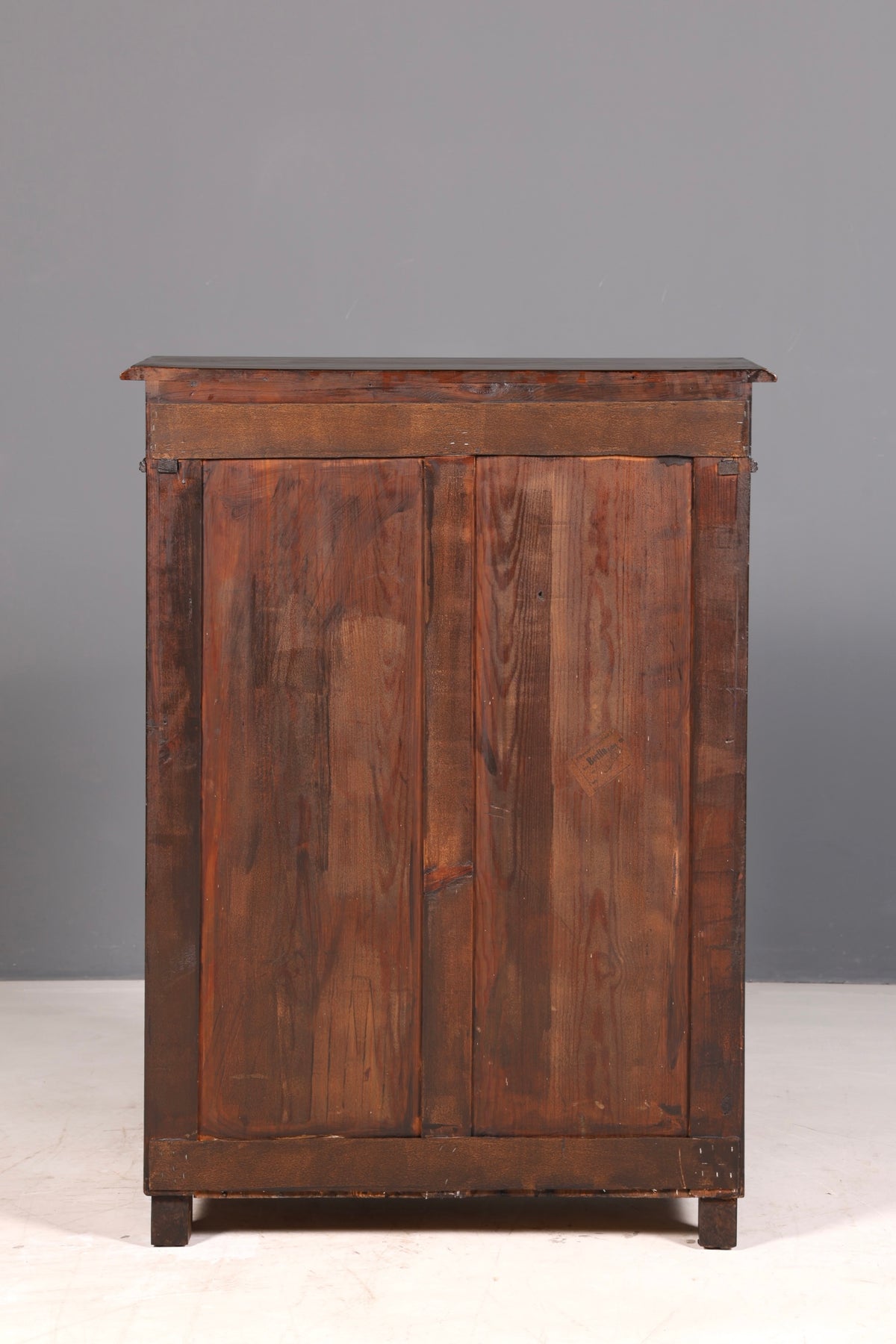 Stilvoller Gründerzeit Schrank Antik Vertiko Jugendstil Kommode Dielenschrank Massivholz