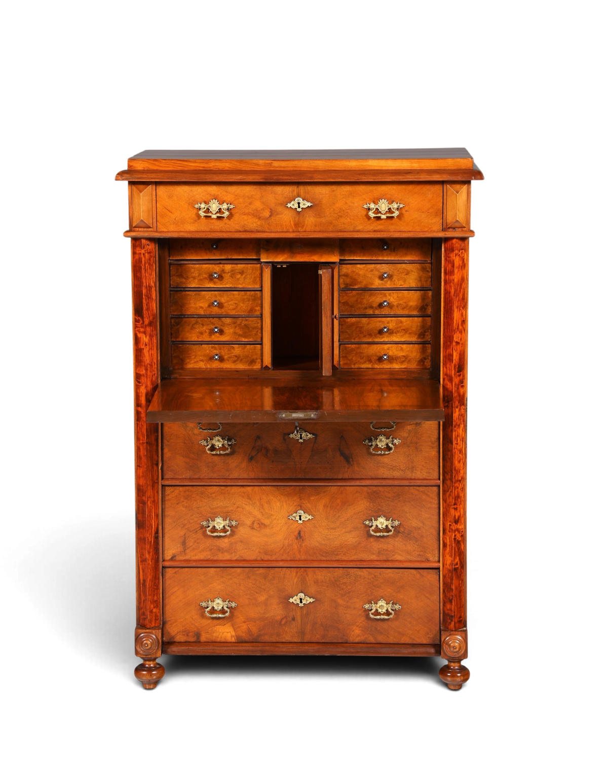 Wunderschöner Gründerzeit Sekretär Kommode Jugendstil Schubladenkommode Antik Vertiko