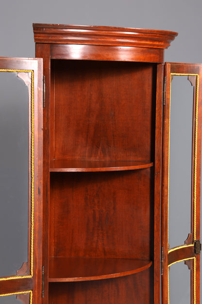 Wunderschöne Original Selva Eckvitrine Antik Stil Vitrine Schrank Geschirrschrank Glasvitrine Eckschrank 2 von 2