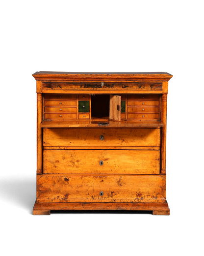 G794 Finish Wunderschöner Original Biedermeier Sekretär um 1860 Englisch Kommode Antik Bürokommode (Kopie)