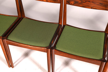 6x Mid Century Palisander Holz Stühle Henry W. Klein Bramin Made in Denmark Danish Design