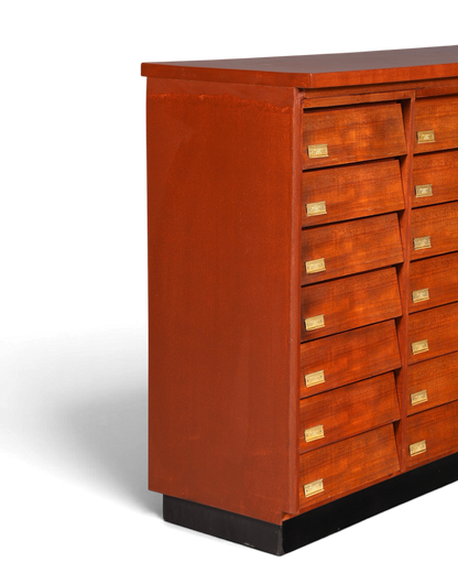G116 Finish Wunderschöne Mid Century Kommode Vintage Bauhaus Apotheker Schrank Retro Schubladenkommode