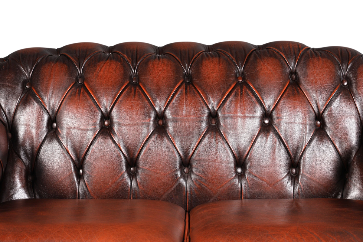 Wunderschönes Original Chesterfield Centurion 2-Sitzer Couch Englisches echt Leder Sofa UK