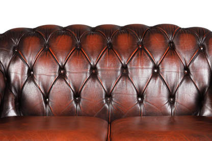 Wunderschönes Original Chesterfield Centurion 2-Sitzer Couch Englisches echt Leder Sofa UK