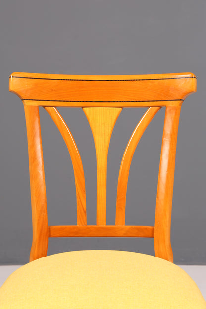 Edler Selva Stuhl Kirschholz Esszimmerstuhl Antik Stil Küchenstuhl Italien Sekretär Stuhl