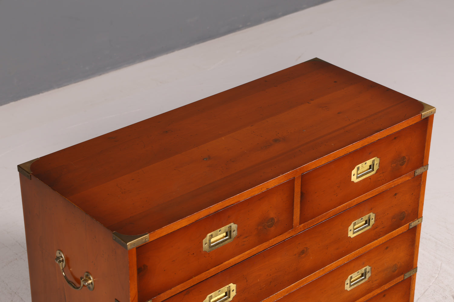 Traumhafte Maritime Kommode Military Chest Englisch Schiffskommode Schrank Kolonial Vintage