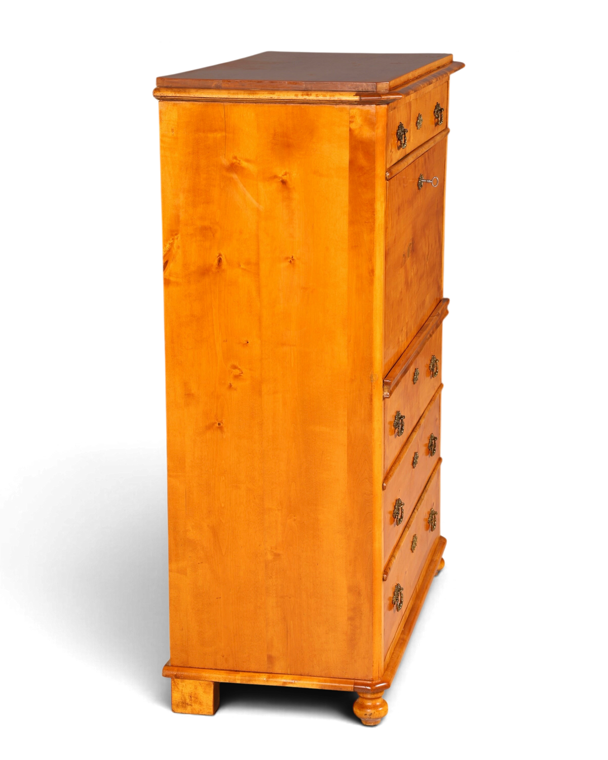 G106 Finish cm Wunderschöner Gründerzeit Sekretär Kommode Jugendstil Schubladenkommode Antik Vertiko