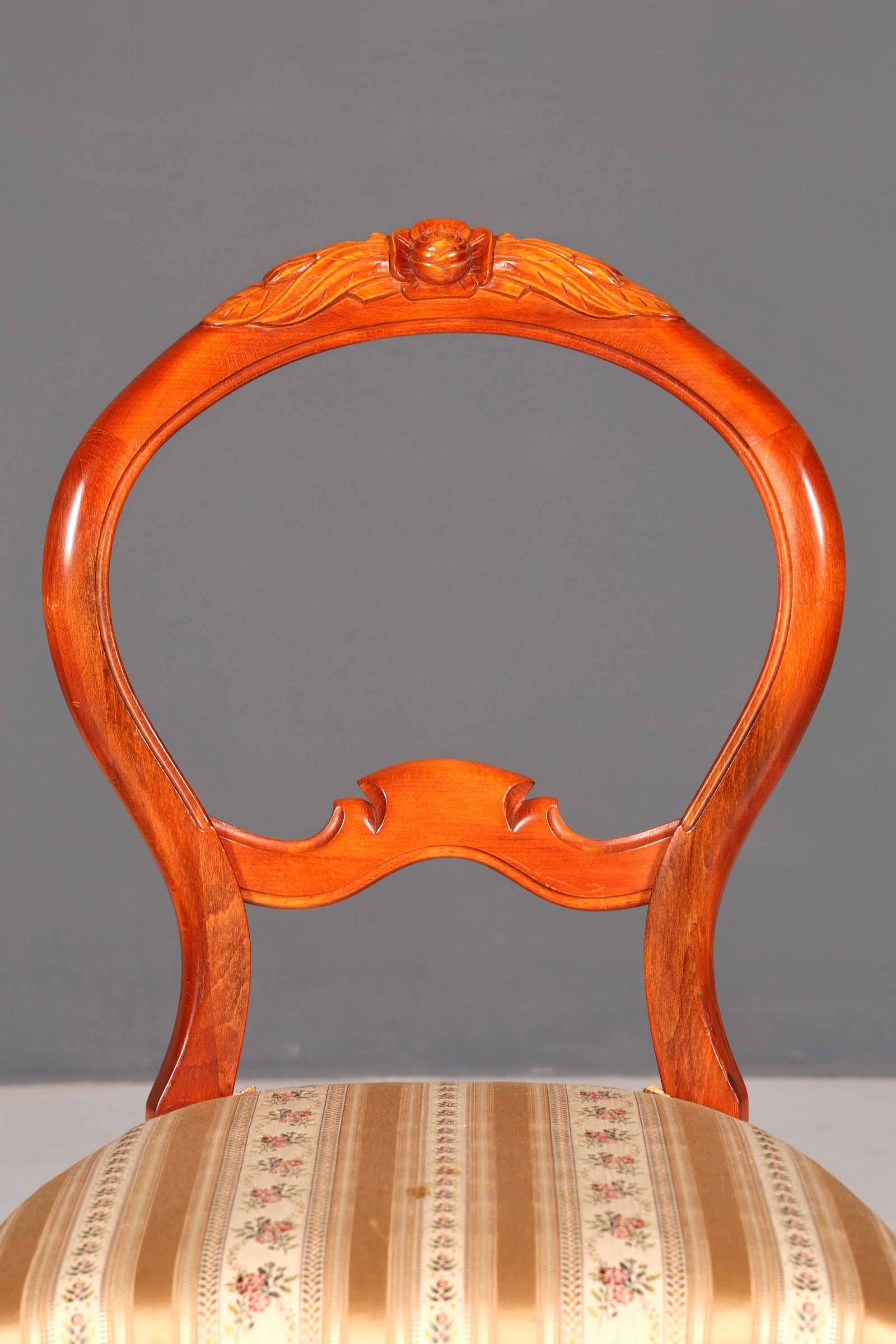 Traumhafter Louis Philippe Stuhl um 1880 Biedermeier Antik Sekretär Stuhl Echt Holz Polsterstuhl Esszimmerstuhl Vintage