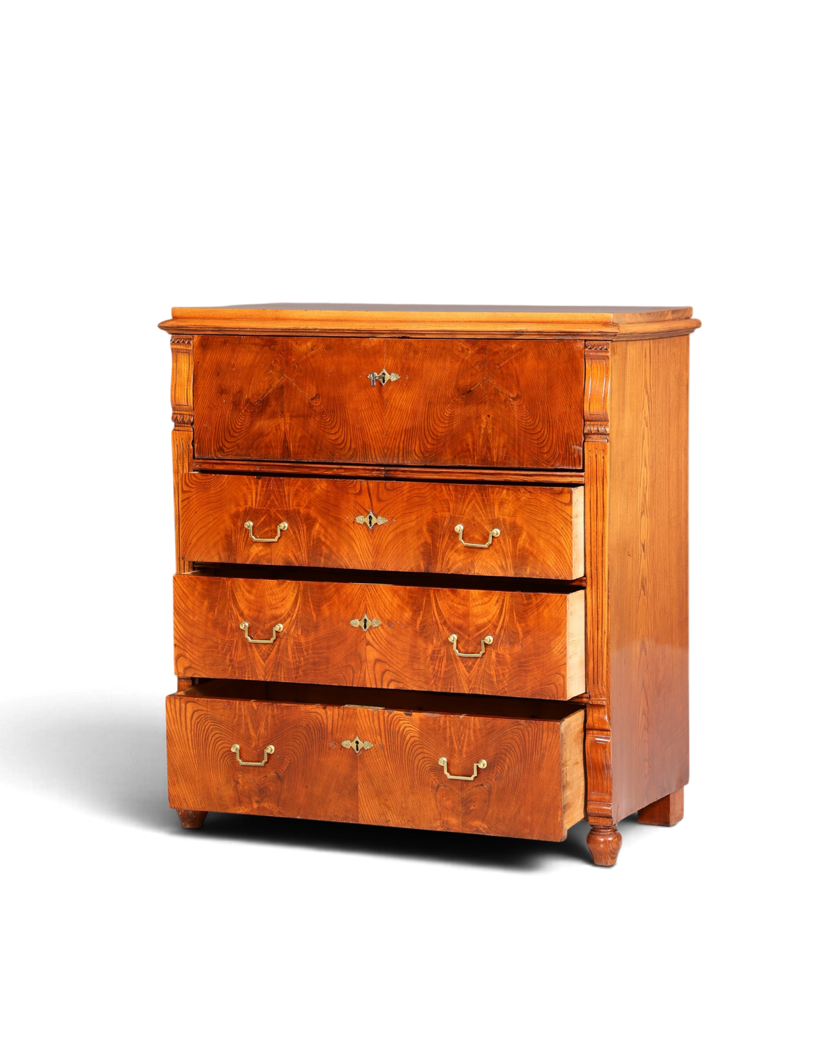 Wunderschöner Gründerzeit Sekretär Vertiko Highboard Jugendstil Kommode Schrank um 1880