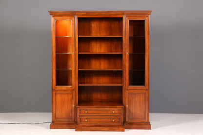 Wunderschöner Original Selva Bücherschrank Bücherregal Vitrine Regal Bibliothek Made in Italy Vintage