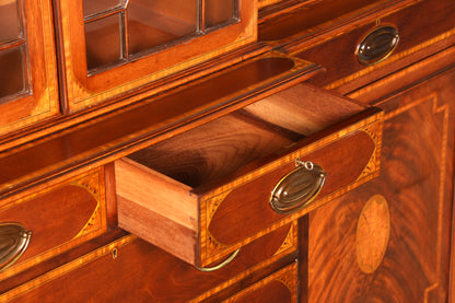 Wunderschöne Englische Vitrine Bibliothek Bücherschrank UK Buffet Schrank 60s Jahre