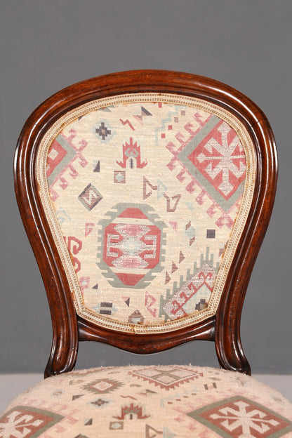 Traumhafter Louis Philippe Stuhl Antik Sekretär Stuhl Biedermeier Echt Holz Esszimmerstuhl Polsterstuhl Vintage