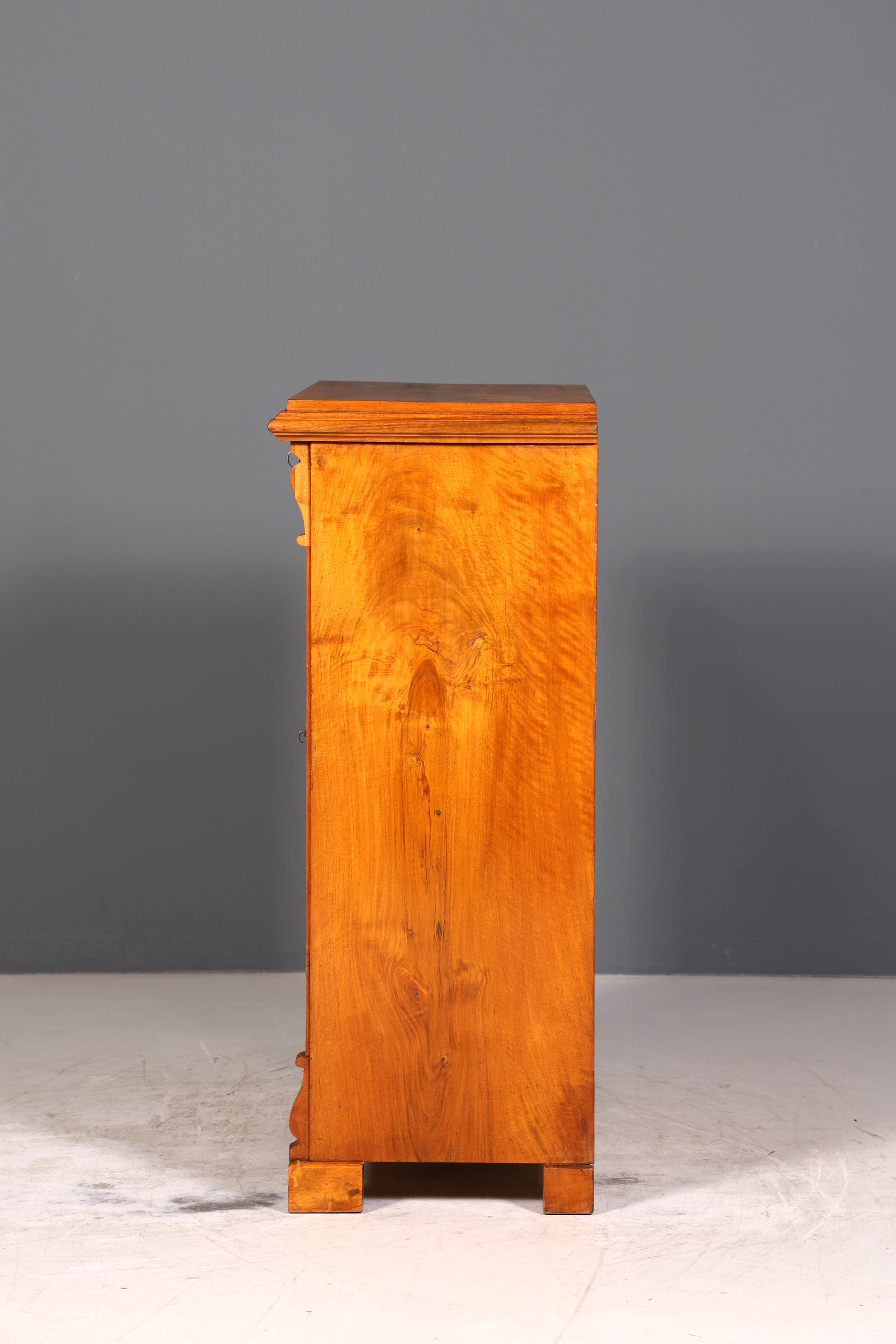 Stilvoller Biedermeier Sekretär Vertiko Louis Philippe  Kommode Schubladenkommode