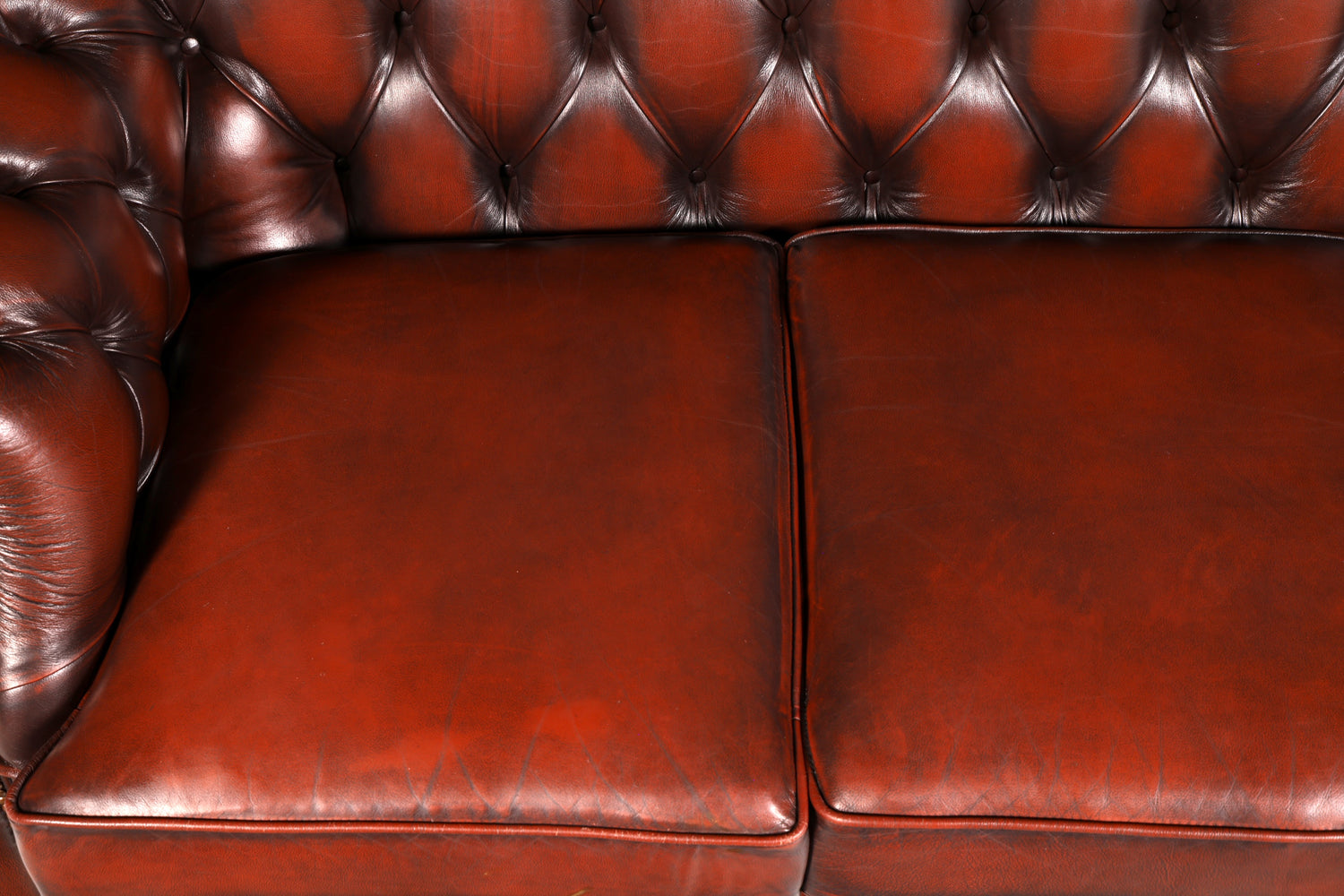 Wunderschönes Original Chesterfield Centurion Sofa 3-Sitzer Echt Leder Couch Englisch Ledersofa Vintage