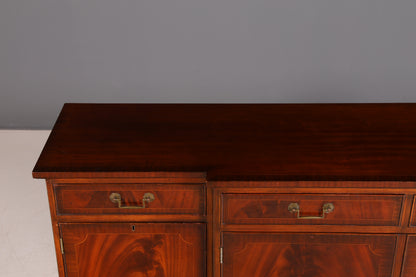 Wunderschönes Englisches Sideboard Mahagoni Schrank Antik Stil 60er Buffetschrank Kommode Anrichte Vintage