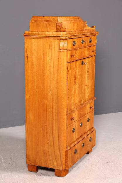 Wunderschöner Biedermeier Sekretär Schreibsekretär Vertiko Lousi Philippe Schreibtisch Massivholz