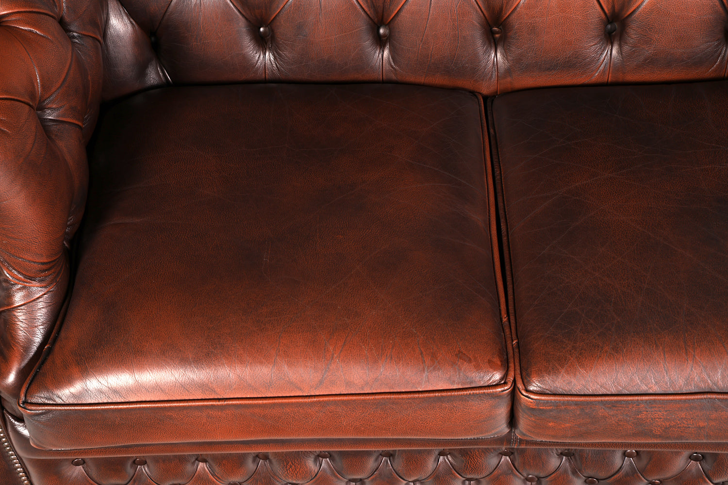 Wunderschöne Original Chesterfield Centurion 2-Sitzer Couch Englisch Echt Leder Sofa Ledersofa Vintage