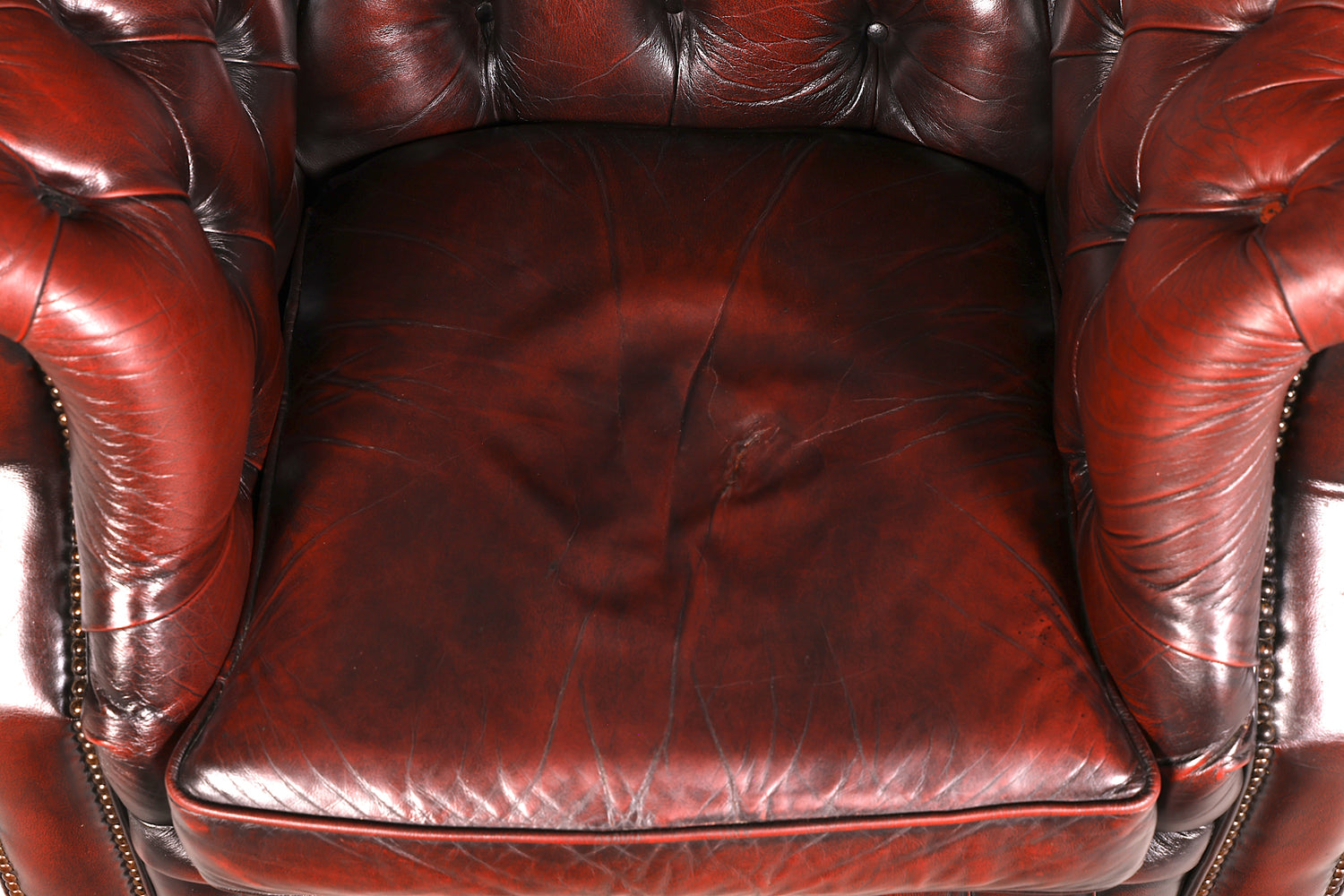 G549 Finish cm Wunderschöner Original Chesterfield Centurion Sessel Englischer Armlehnsessel Englisch Herrensessel (Kopie 2)