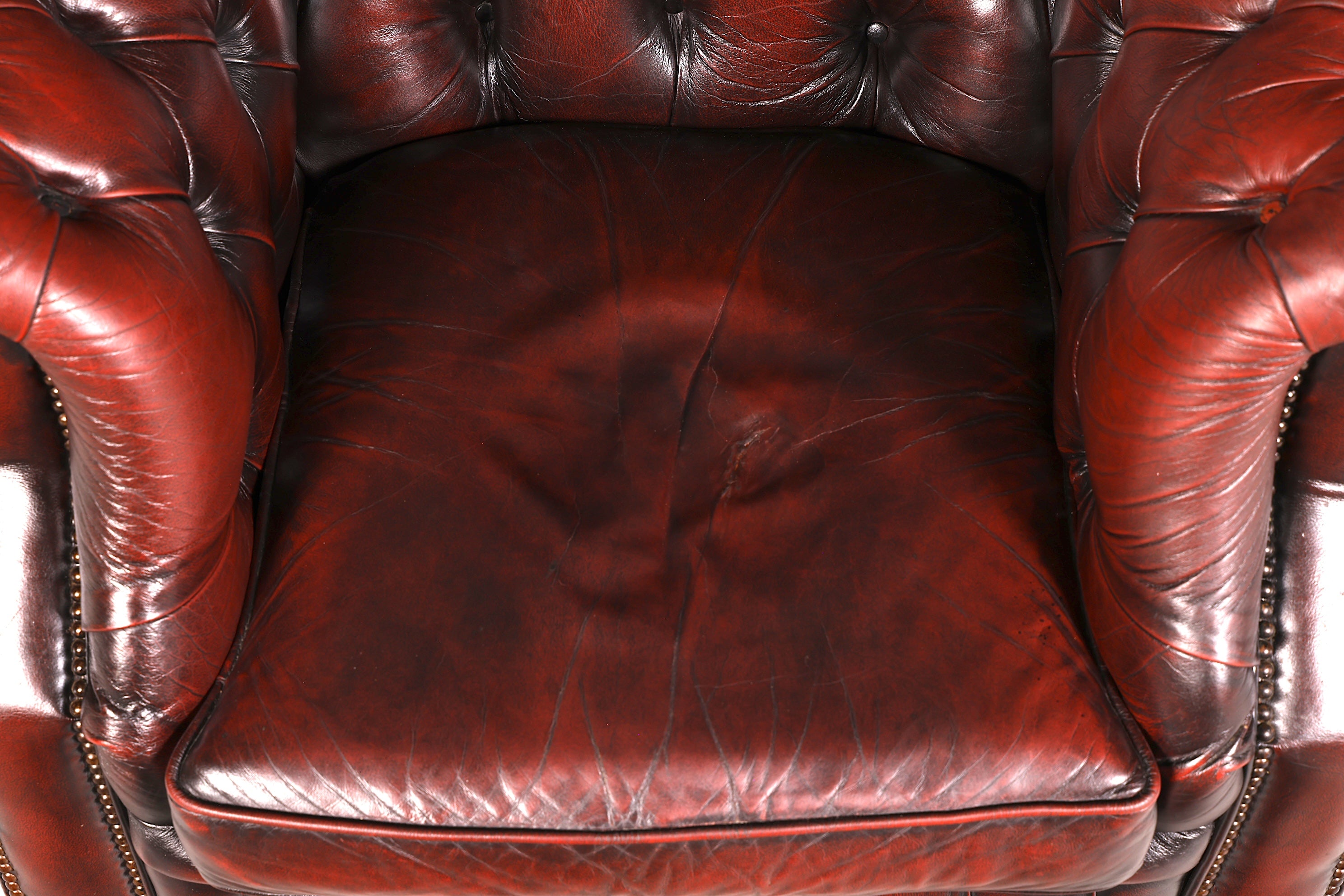 G549 Finish cm Wunderschöner Original Chesterfield Centurion Sessel Englischer Armlehnsessel Englisch Herrensessel (Kopie 2)