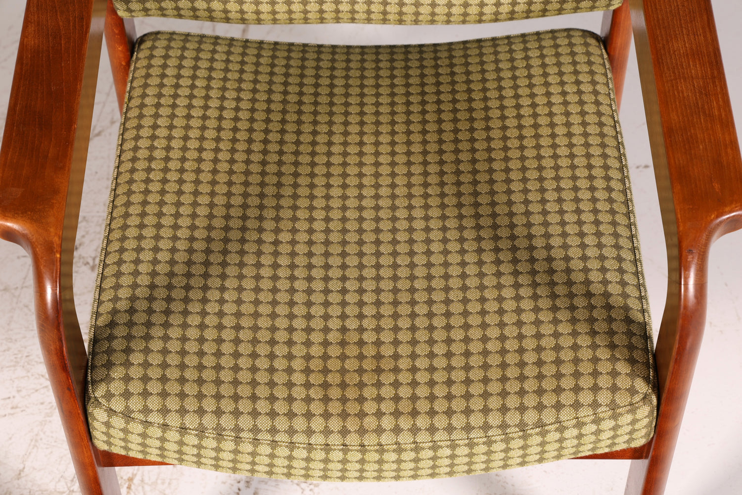 Edler Mid Century Armlehnstuhl Sekretär Stuhl Sessel Retro Holz Armlehnsessel Vintage 5 von 5