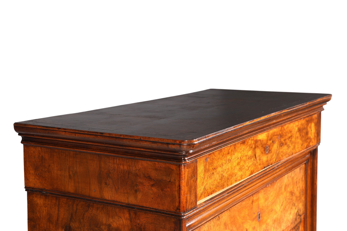 F941 Finish Wunderschönes Gründerzeit Vertiko Louis Philippe Kommode um 1880 Schubladenkommode