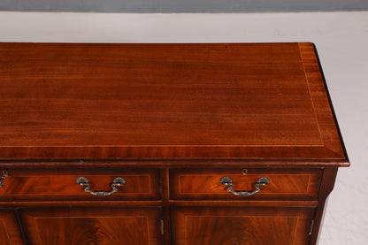 Wunderschönes Englisches Sideboard Mahagoni Schrank 60er Buffetschrank Kommode Anrichte Vintage