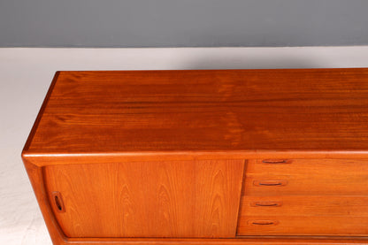 Beeindruckendes Original H.P. Hansen XXL Sideboard Teak Holz TV Kommode Lowboard Danish Design Vintage Schrank
