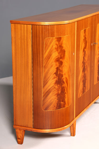 Traumhafter geschwungener Schrank Antik Sideboard Highboard um 1950 Aktenschrank Barock Stil