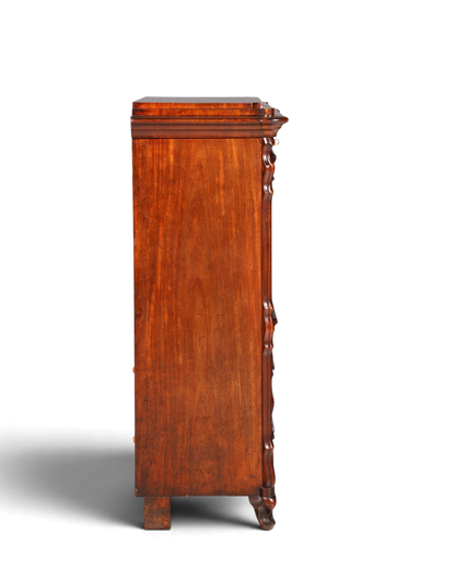 Wunderschöner Louis Philippe Sekretär Vertiko Highboard Schreibsekretär Biedermeier Massivholz um 1880