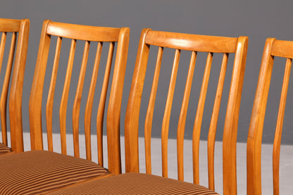 G228 Finish 6x Schlichte Mid Century Stühle Retro Stuhlset Danish Design Küchenstühle Esszimmer Stühle (Kopie)