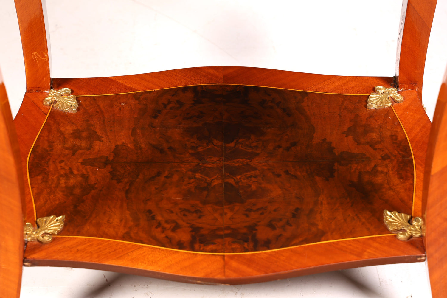 Dreamy Louis XV side table, Baroque style, marble console table, chest of drawers, telephone table