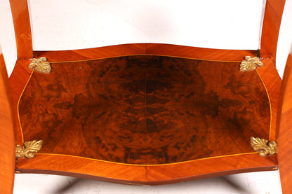 Dreamy Louis XV side table, Baroque style, marble console table, chest of drawers, telephone table