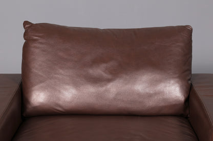 Wunderschöne Stressless E200 Récamière Echtleder Braun Longchair Ottomane Ledersofa Relaxliege Vintage