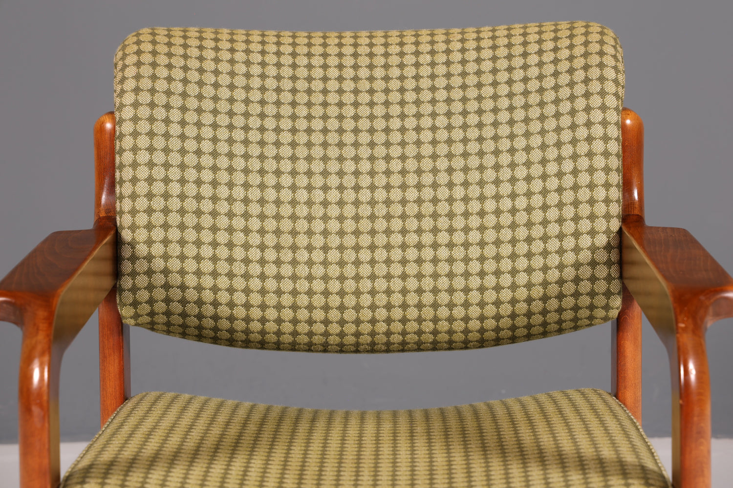Edler Mid Century Armlehnstuhl Sekretär Stuhl Sessel Retro Holz Armlehnsessel Vintage 2 von 5
