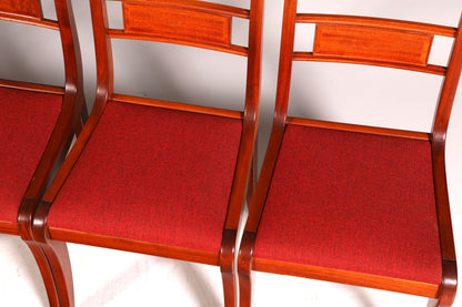 8x Edle Englische Stühle Englisch Dining Chairs Antik 60er Jahre Regency Küchenstühle Stuhlset