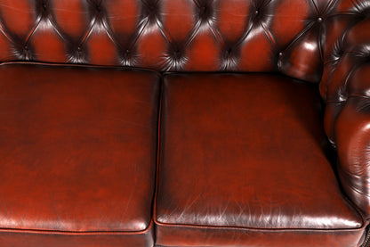 Wunderschönes Original Chesterfield Centurion Sofa 3-Sitzer Echt Leder Couch Englisch Ledersofa Vintage